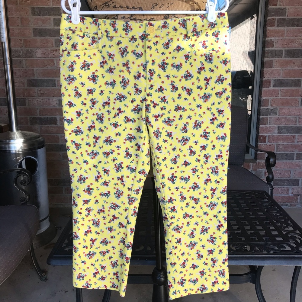 Cartonnier Charlie Crop NWOT Floral Pants Size 8